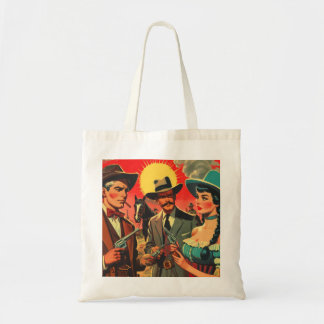 Bolso De Tela Ilustracion de historietas occidentales de época