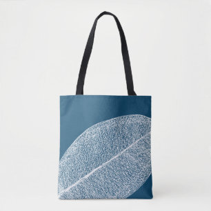 Bolso De Tela Ilustracion de la cuadrícula de la hoja blanca Bol