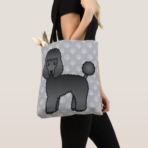 Bolso De Tela Ilustración de la raza de perro Caniche Toy de dib