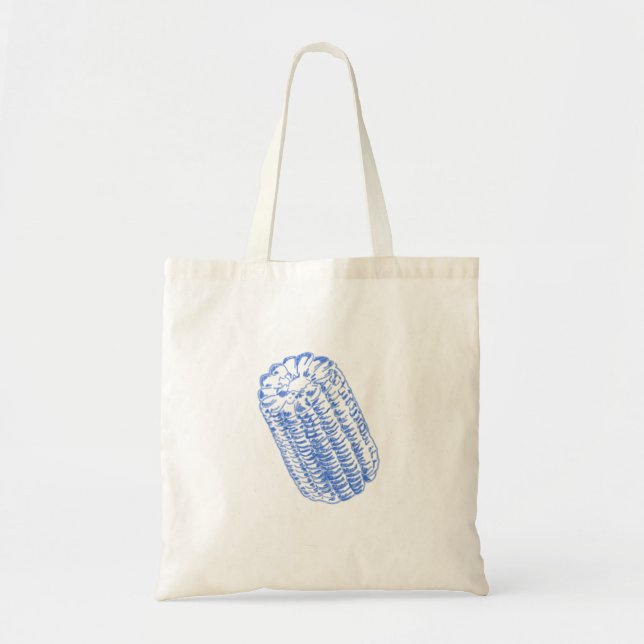 Bolso De Tela Ilustracion de maíz dulce - Granja de verduras fre (Frente)