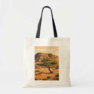 Bolso De Tela Ilustración de Mauritania Arte de Viaje Vintage