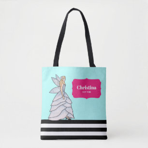 Bolso De Tela Ilustracion de moda Watercolor Fairy Princess