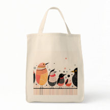 Ilustracion de pájaro con puntos y rayas