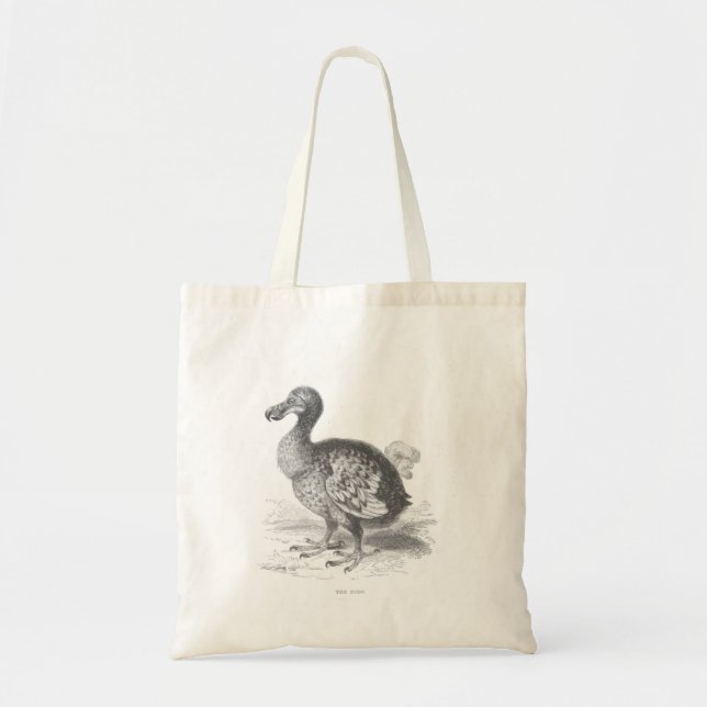 Bolso De Tela Ilustracion de pájaro Dodo (Frente)