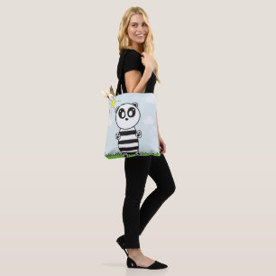 Bolso De Tela Ilustración de Panda Adorable