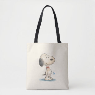 Bolso De Tela Ilustración de perro Beagle en acuarela adorable