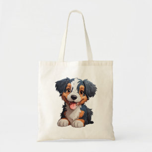Bolso De Tela Ilustracion de perro de dibujos animados