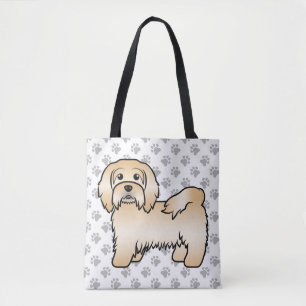 Bolso De Tela Ilustración de perro de dibujos animados lindo Hav