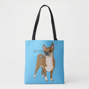 Bolso De Tela Ilustracion de personalizado chihuahua
