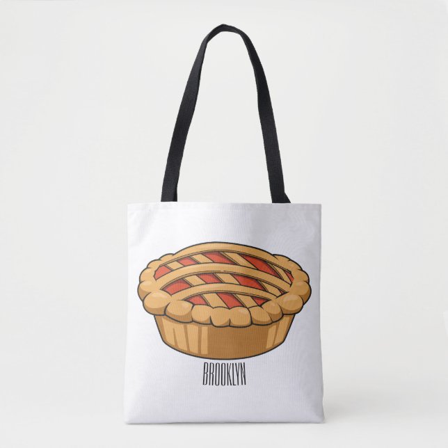 Bolso De Tela Ilustracion de personalizado circular (Anverso)