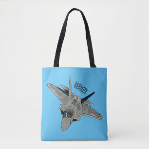 Bolso De Tela Ilustracion de personalizado de aviones de combate
