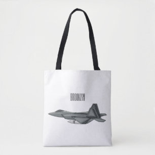 Bolso De Tela Ilustracion de personalizado de aviones de combate