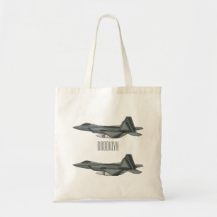 Bolso De Tela Ilustracion de personalizado de aviones de combate