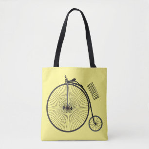 Bolso De Tela Ilustracion de personalizado de bicicletas de alta