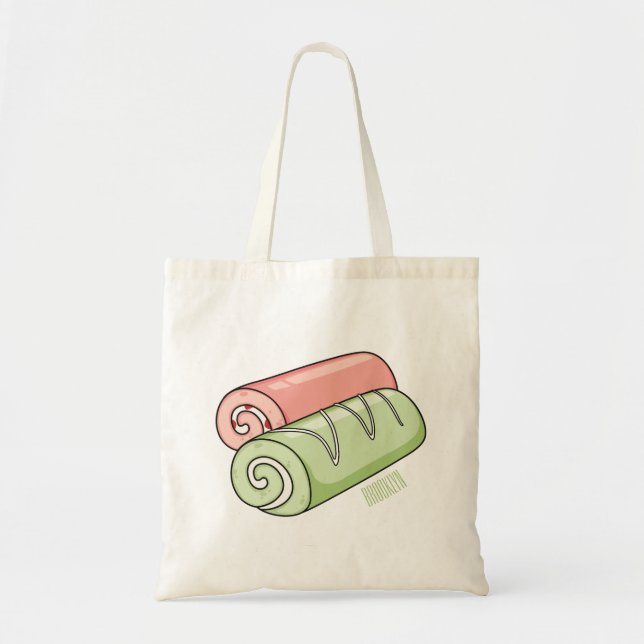 Bolso De Tela Ilustracion de personalizado de bollería y bollerí (Frente)