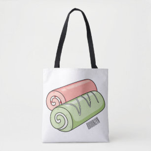 Bolso De Tela Ilustracion de personalizado de bollería y bollerí