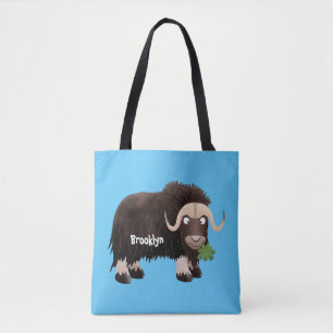 Bolso De Tela Ilustracion de personalizado de buey hongo