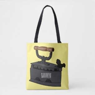 Bolso De Tela Ilustracion de personalizado de carbón vegetal
