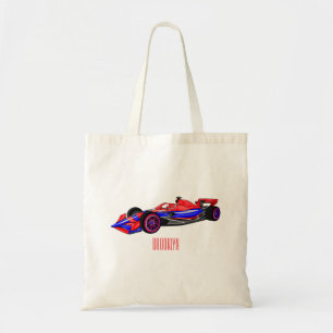 Bolso De Tela Ilustracion de personalizado de coches de carreras