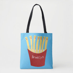 Bolso De Tela Ilustracion de personalizado de comida rápida de p