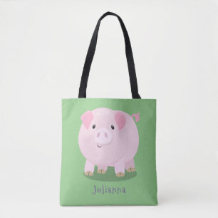 Bolso De Tela Ilustracion de personalizado de costillar de cacer
