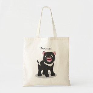 Bolso De Tela Ilustracion de personalizado de demonio de Tasmani