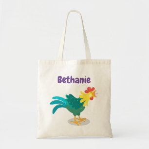 Bolso De Tela Ilustracion de personalizado de gallo