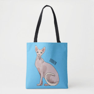 Bolso De Tela Ilustracion de personalizado de gatos Sfinx