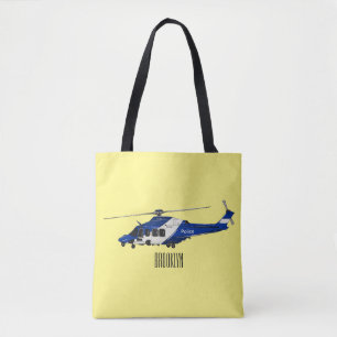 Bolso De Tela Ilustracion de personalizado de helicópteros de la