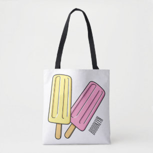 Bolso De Tela Ilustracion de personalizado de hielo