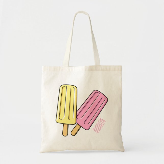 Bolso De Tela Ilustracion de personalizado de hielo (Frente)