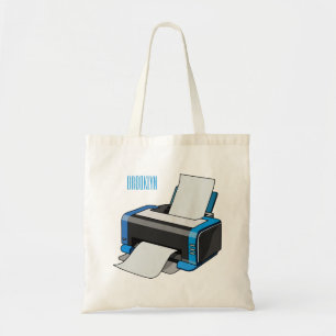 Bolso De Tela Ilustracion de personalizado de impresora