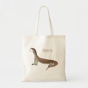 Bolso De Tela Ilustracion de personalizado de lagarto de monitor