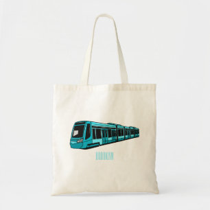 Bolso De Tela Ilustracion de personalizado de locomotora eléctri