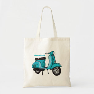 Bolso De Tela Ilustracion de personalizado de motocicletas con c