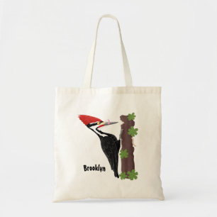 Bolso De Tela Ilustracion de personalizado de pájaros carpintero