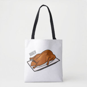Bolso De Tela Ilustracion de personalizado de pato de Peking