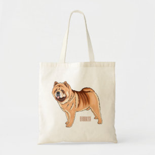 Bolso De Tela Ilustracion de personalizado de perro Chow Chow