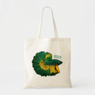 Bolso De Tela Ilustracion de personalizado de pescado de lucha s
