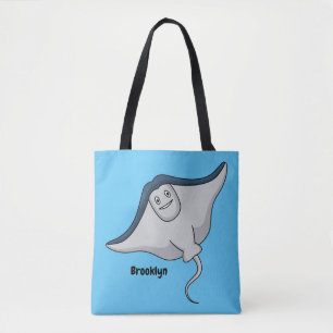 Bolso De Tela Ilustracion de personalizado de pescado de Stingra