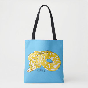 Bolso De Tela Ilustracion de personalizado de pitón birmano