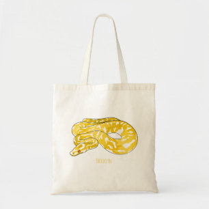 Bolso De Tela Ilustracion de personalizado de pitón birmano