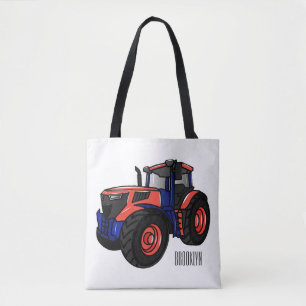 Bolso De Tela Ilustracion de personalizado de tractores