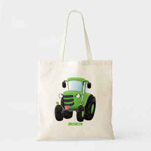 Bolso De Tela Ilustracion de personalizado de tractores de granj