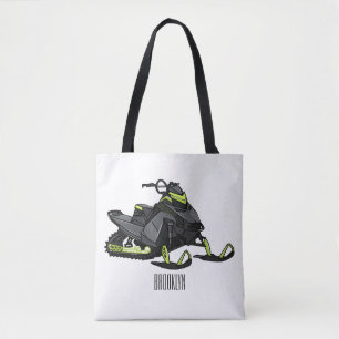 Bolso De Tela Ilustracion de personalizado para motos de nieve