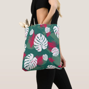 Bolso De Tela Ilustracion de planta tropical