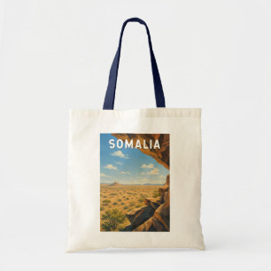 Bolso De Tela Ilustración de Somalia Arte de Viaje Vintage
