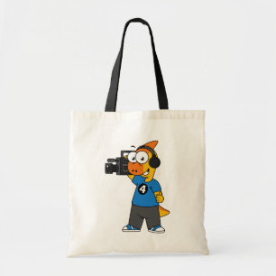 Bolso De Tela Ilustracion De Un Operador De Cámara Parasauroloph