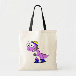 Bolso De Tela Ilustracion De Un Rex Tirrannosaurus.