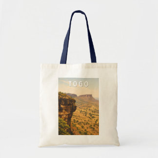 Bolso De Tela Ilustración de viaje de arte vintage de Togo